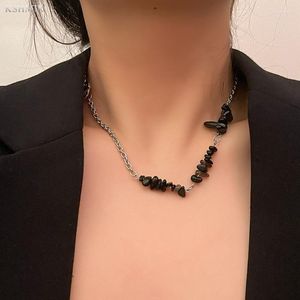 Choker French Design Feeling Gravel Beaded Dark Casual Collier Clavicule Chaîne Sweet Cool Wind Minority OT Boucle Cou