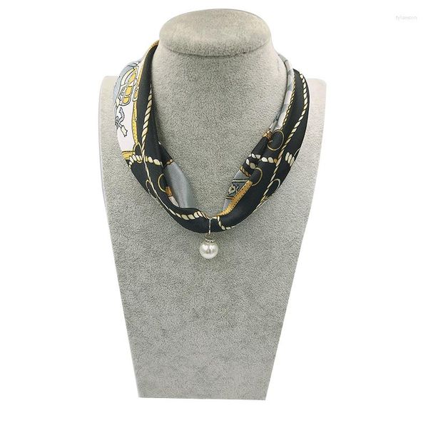 Han Jing – collier multicolore pour femmes, bijoux de déclaration, pendentif, écharpe, bohémien, Foulard, accessoires pour femmes