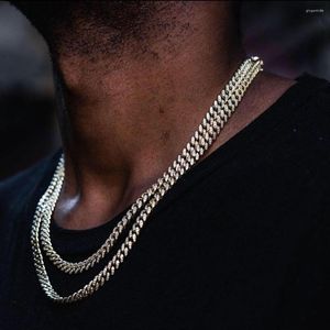 Choker Hip Hop Jongen Mannen Sieraden 6.5mm Breedte Kleine Dunne Cz Cubaanse Ketting Iced Out Hiphop Rock