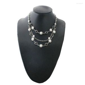 Choker J001 bigbing mode groothandel sieraden zilveren kleur ketting zwarte kristallen kralen vrouw ketting hoge kwaliteit nikkel gratis