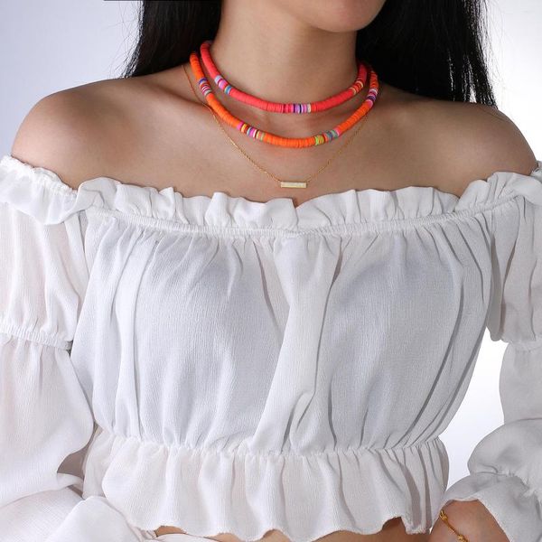 Choker KELITCH BOHO HEISHI Perlé Strand Colliers Coloré Empilable À La Mode Femmes Accessoire En Gros