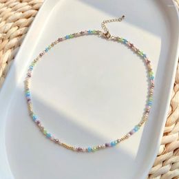 Choker Kkbead Boho Bijoux en cristal coloré Fournisseur de gros Per perlé pour femmes accessoires