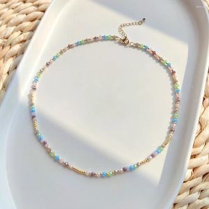 Choker kkbead boho kleurrijke kristallen sieraden groothandel leverancier kralen voor vrouwelijke accessoires