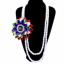 Choker lagen stof lint corsage bloem statement parel ketting order oostelijk ster oes maatschappij kettingen voor vrouwen