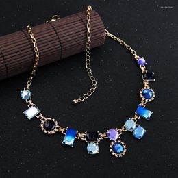 Choker Multicolor Geometrische Ketting Voor Vrouwen Online Winkelen India Maxi Designer Sieraden Halsbanden Accessoires
