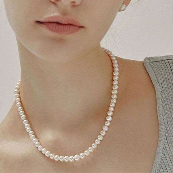 Collier ras du cou perle mode extérieur cou pendentif bijoux Portable Performance fiançailles dressing vêtements décoration cadeau