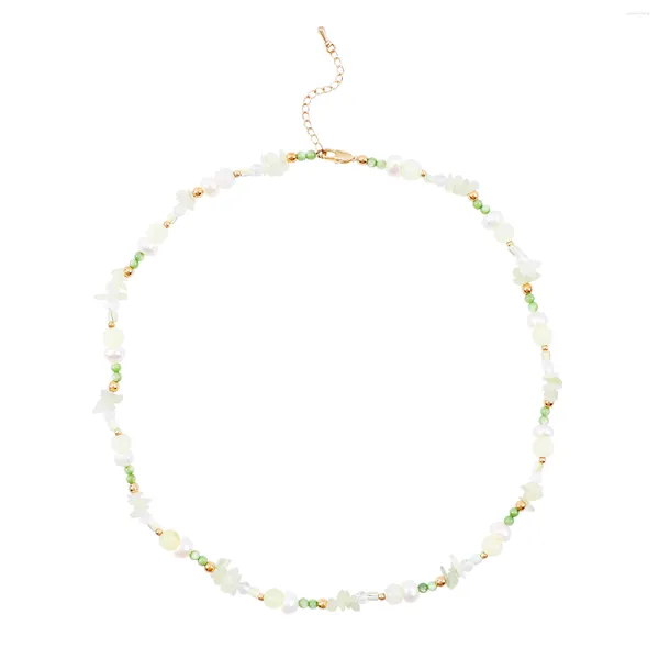 Collier ras du cou NEKOL en pierre naturelle pour femmes, accessoires de bijoux à la mode, vente en gros, bijoux perlés pour femmes