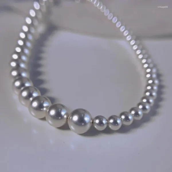 Collier ras du cou en perles pour femmes, tempérament Simple, Style coréen, double clavicule