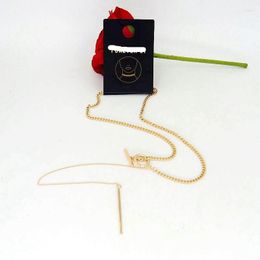 Collier ras du cou personnalisé, haute couture, or, Simple, géométrique, léger, luxe, filet, rouge, chaîne d'accessoires pour filles