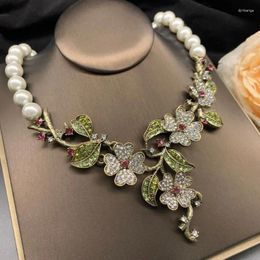 Collier ras du cou intemporel Wonder fantaisie rétro en Zircon pour femmes, bijoux de styliste, cadeau de piste, ensemble haut Vintage 5232