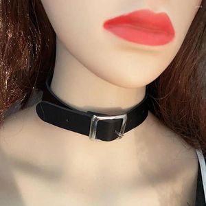 Choker Trendy PU lederen touw chokers Goth Fashion Design kraag ketting voor dames sieraden accessoires