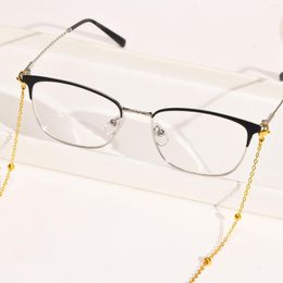 Halsband, trendige Sonnenbrillenketten für Frauen, Anti-Fall-Brillen, Brillenband, Satelliten-Karabinerverschluss-Kette, Halsketten für ihre Geschenke