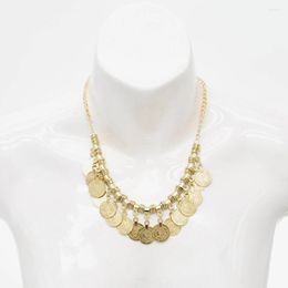 Tour de cou Style ethnique turc pièce gland collier pour femmes Boho gitane Tribal Hippie fête bavoir collier bijoux accessoires