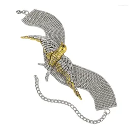 Collier ras du cou Unique à plusieurs niveaux, motif d'hirondelle d'oiseau exquis et diamants, breloque pour collectionneurs de bijoux