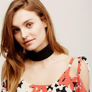 Choker groothandel mode punk zwart fluwelen lint ketting handgemaakt 5 cm brede winter sleutelbeen ketting maxi gotische kettingen vrouwen sieraden