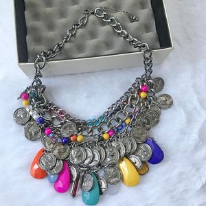 Tour de cou en gros Kpop mode Vintage accessoires déclaration grande pièce collier pour femmes/collier Femme/colliers De Moda 2023