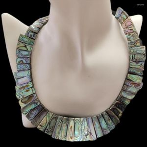 Ras du cou femmes mode naturel bleu ormeau coquille Paua pendentif collier Afrcian bijoux courts accessoires de fête