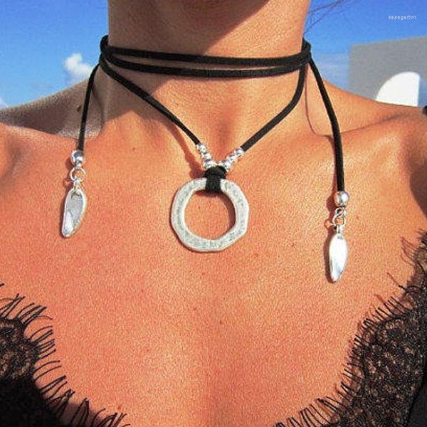 Collier de coulage de cou boucles boho minimaux