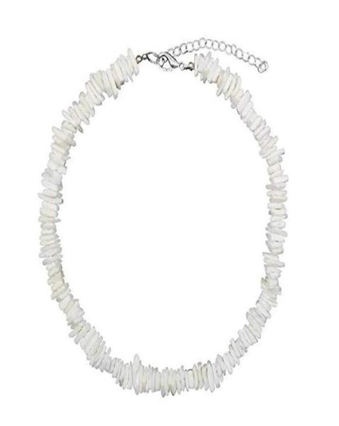 CHOKERS 2022 Bohemian Natural Puka Shell Couleur blanche Collier Chip irrégulier Collier pour femmes Men Collares de Moda Kolye4572494