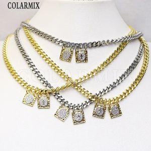 Sautoirs 5 brins Double San Benito collier de charme collier serrure chocker pour les femmes religion bijoux bijoux de mode cadeau 9653 231010