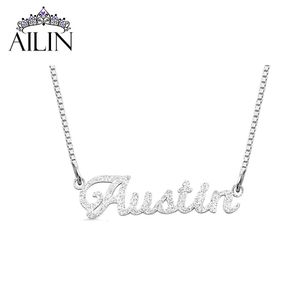 Chokers ailin drop gepersonaliseerde gegraveerde teksten hanger naam ketting in roségouden kleur speciale geschenk sieraden voor vrouw moeder 230817