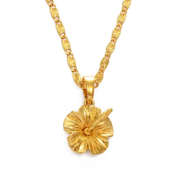 Colliers Anniyo Hawaiian Flower Pendentif Collier Marshallese Kiribati Guam Micronésie Chuuk Pohnpei Bijoux Produits de désherbage 239606 231127