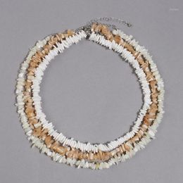 Colliers Artilady Naturel Cowrie Shell Collier Femmes Puka Couker Pour Plage Bijoux Cadeau Drop1