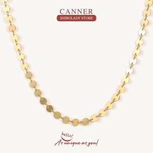 Chokers CANNER Zon Bloem Echte 925 Sterling Zilveren Ketting Voor Vrouwen Sieraden Charmante Ketting Goud 18k Choker Bijoux Kraag 231020