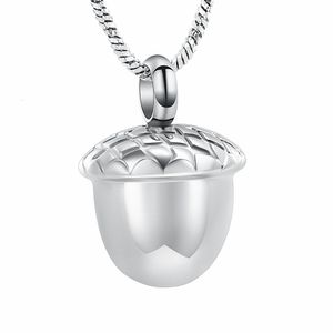 Colliers de crémation bijoux urne collier pour cendres pendentif en acier inoxydable gland urne médaillon cendres souvenir bijoux commémoratifs 230921