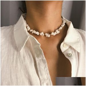 Sautoirs Mode Pierre Collier Ras Du Cou Perles Collier Summer Beach Bijoux Will And Sandy 380180 Drop Delivery Colliers Pendentifs Dhmqa