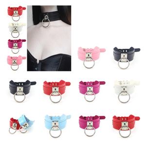 Chokers Gothic Black à pointes punk counker collier Collier de chocker clouté pour femmes pour femmes Bondage cosplay goth je dhgarden dhhz2