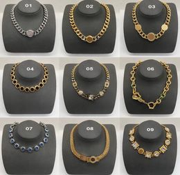 Sautoirs Hiphop Rock Punk Bijoux Chaîne Épaisse Colliers Grèce Méandre Motif Hommes Collier Ras Du Cou Banshee Medusa Portrait Designer Bijoux Femmes Accessoires HN03