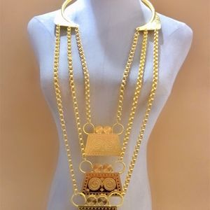 Chokers Hmong One Layer Collar Miao ketting Xauv Jewelry Man Dance Happy Year Festival Gift 230503