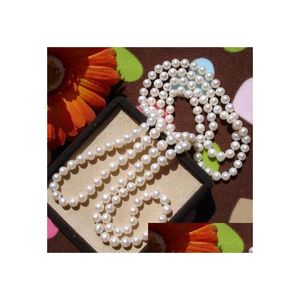 Sautoirs Real Pearls Long Pull Bijoux Hiver / Printemps / Été / Automne Collier de perles Noué Bijoux fantaisie en vente 230923 Drop Del Dhfq9