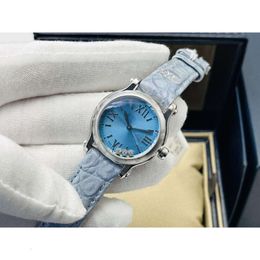 Chopares Quality Chopar Chopard Pols Horloges Women Elegant Nieuwe Top High Luxury Brand Clock MDT7 Diamond Watch Fashion lederen riem waterdicht
