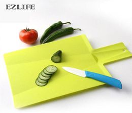 Blocs à couper le souffle Panneau à hachage non glisser Plastique Pliant planche à découper Porte de cuisine Flexible Camping Cooking Accessory2846612354