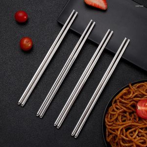 Baguettes 1/2/3 pcs chinois en acier inoxydable chinois hiscuise de sushi coréen japonais sticks de cuisine en métal