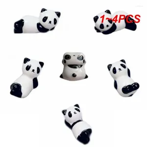 Baguettes 1-4pcs Spoon Bracket Fashion Panda Ustensil for Kitchen Homeder Table Home Table Decoration Table Voleille