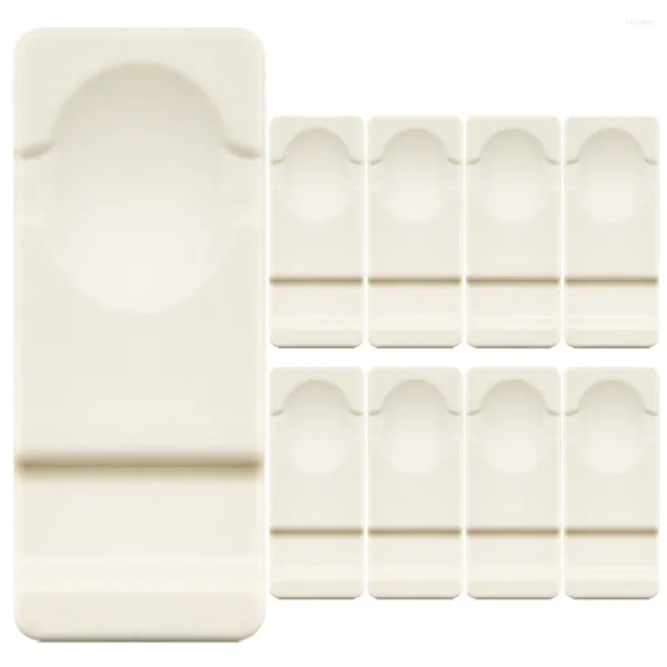 Baguettes 10 pièces vaisselle cuillère repose lumière luxe double usage support de style simple support en plastique