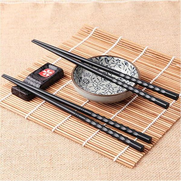 1 par de palillos chinos portátiles para Sushi, juego de regalos para estudiantes, exquisito accesorio de cocina antideslizante