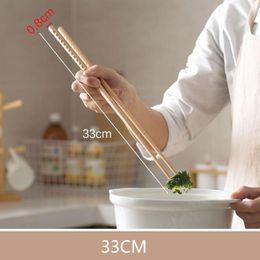 Baguettes 32 cm/42 cm Super Long en bois cuire nouilles Pot frites Style chinois bâtons outil de cuisine