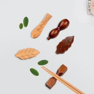 Eetstokjes 3 Stuks Japanse Stijl Houten Eetstokje Houder Lepel Vork Rek Eettafel Servies Keuken Accessoires