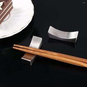 Bacchette cinesi Supporto in acciaio inossidabile Supporto per coltello riutilizzabile in metallo Cucchiaio Accessori per la tavola da cucina
