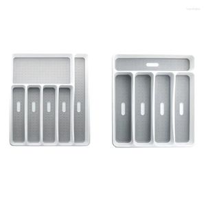 Baguettes couverts rangement couteau fourchette plateau de vaisselle organisateur cuillère en plastique bloc de séparation support livraison directe maison jardin Kit Otioj