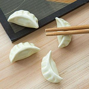 Baguettes drôle boulette forme support en céramique support créatif baguettes support oreiller Style japonais vaisselle cuisine outils