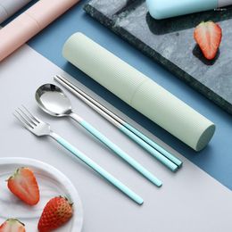 Baguettes Miroir Doré En Acier Inoxydable Couverts Ensemble Fourchette Soupe Dessert Cuillère À Glace Dîner Complet Vaisselle Coffret Cadeau