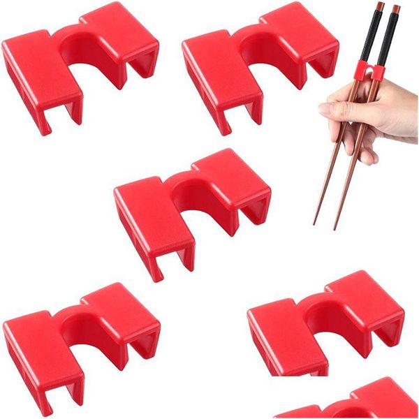 Palillos Reutilizables Chopstick Helpers Plastic Training Bisagras Conector Para Adts Kids Beginner Trainers Drop Delivery Home Garden Ki Dh9Ma