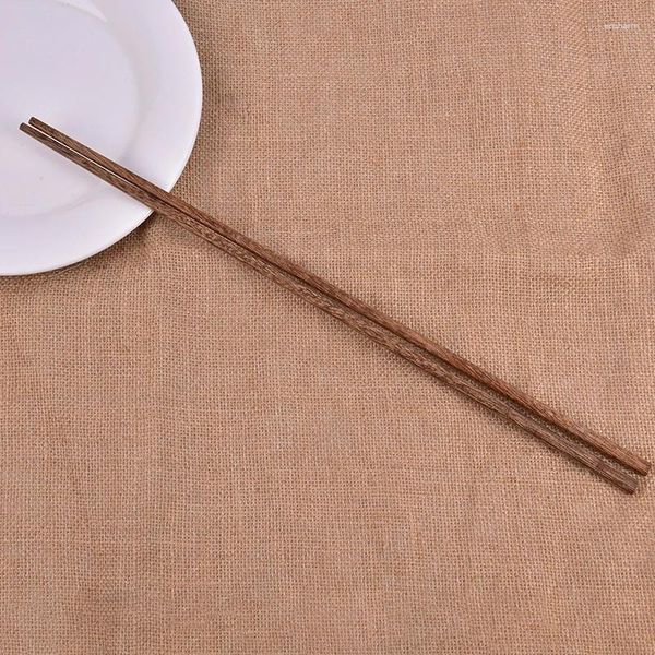 Baguettes très longues de 42cm, nouilles en bois, Pot frit, bâtonnets de Style chinois, outils de cuisine sains, sans Surface de peinture