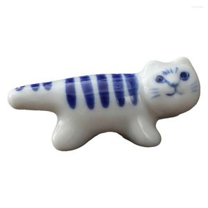 Eetstokjes Nuttige Miniatuur Dieren Keramische Mini Leuke Dieren Stand Sier Multi-color Ornament Voor Familie