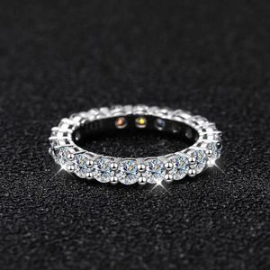 Choucong Marque Anneaux De Mariage Simpe Fine Jewelry 925 En Argent Sterling Coupe Ronde Blanc 5A Zircon Cubique CZ Diamant Pierres Précieuses Fête Femmes Bague De Fiançailles Bague En Or Cadeau